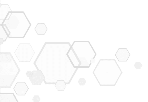 A green background with white hexagons in the middle.